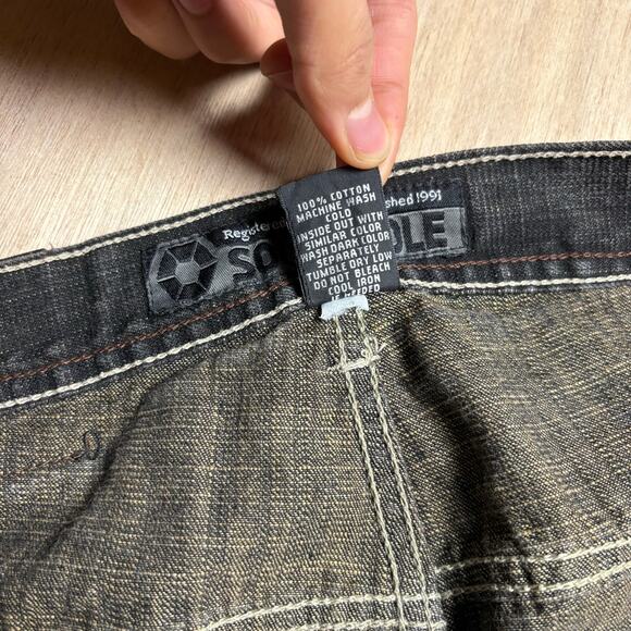 VINTAGE SOUTHPOLE • W34 BAGGY WIDE LEG JEANS - Picture 8 of 8